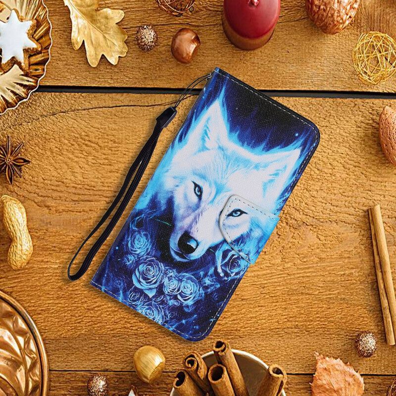 Θήκη Flip Samsung Galaxy M11 Λευκός Λύκος