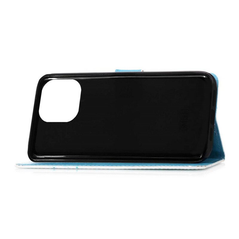 Κάλυμμα iPhone 13 Pro με κορδονι Love Butterflies Strappy