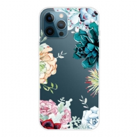 Θήκη iPhone 13 Pro Ακουαρέλα Λουλούδια Τοπ