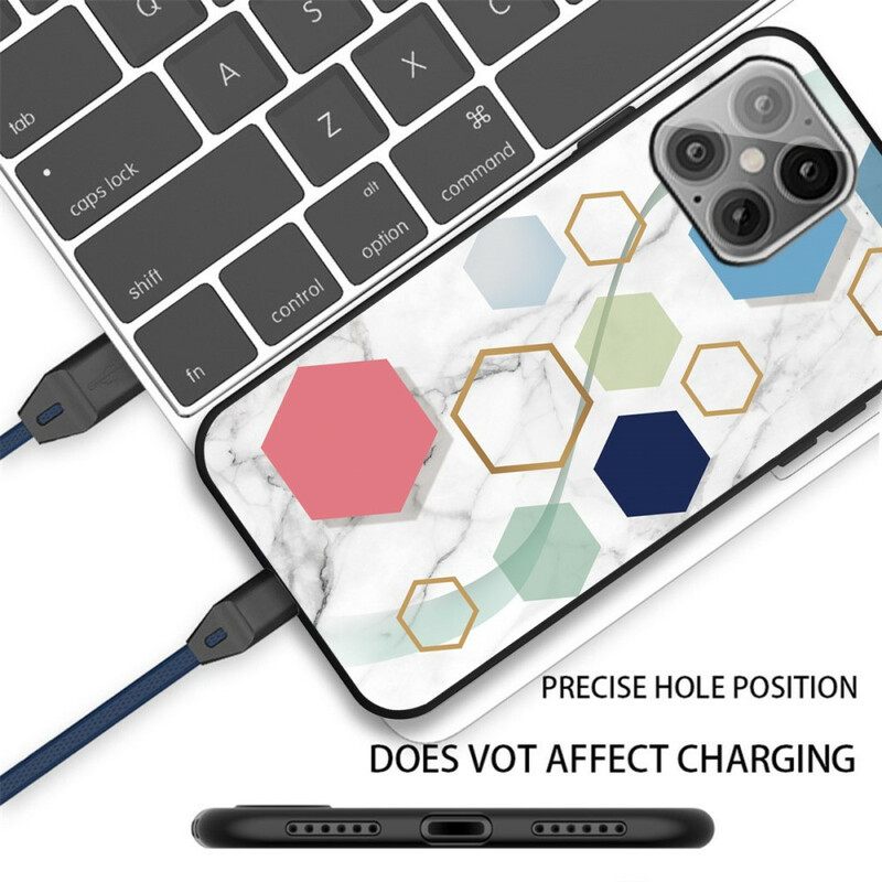 Θήκη iPhone 13 Pro Γεωμετρία Μαρμάρου