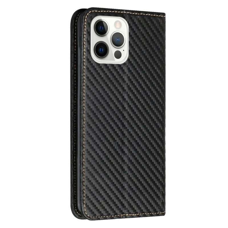 θηκη κινητου iPhone 13 Pro με κορδονι Θήκη Flip Λουράκι Από Ανθρακονήματα