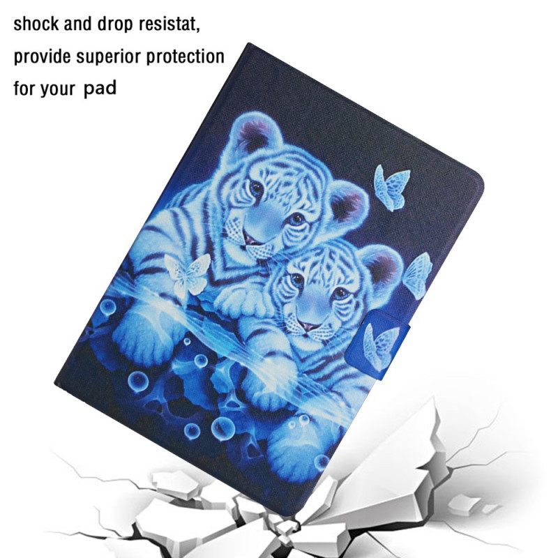 Θήκη Flip iPad Mini 6 (2021) Τίγρεις