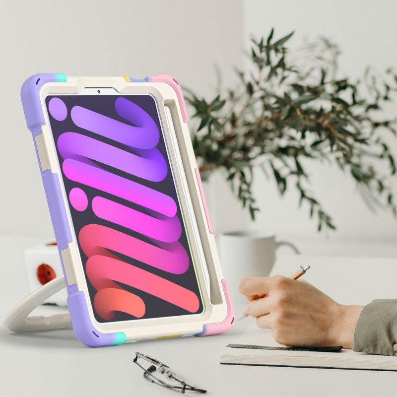 Θήκη iPad Mini 6 (2021) Εξαιρετικά Ανθεκτικό Χρώμα Δακτυλίου-υποστηρίγματος