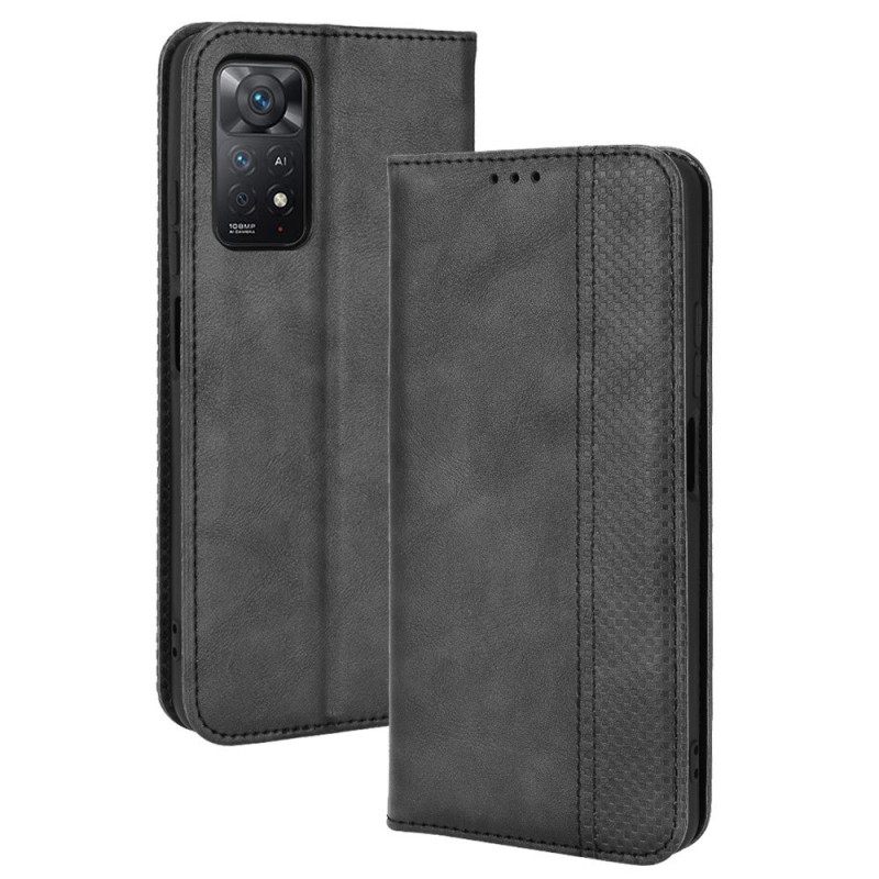 θηκη κινητου Xiaomi Redmi Note 11 Pro / 11 Pro 5G Θήκη Flip Στυλιζαρισμένο Vintage Δερμάτινο Εφέ