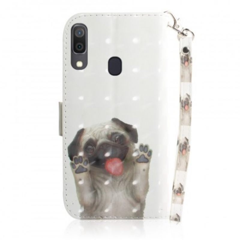 Κάλυμμα Samsung Galaxy A30 με κορδονι Love My Dog Thong