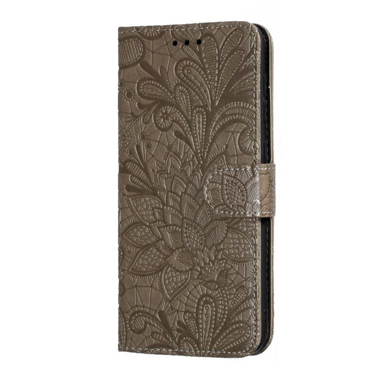 Κάλυμμα Samsung Galaxy A30 με κορδονι Strap Tribal Flowers