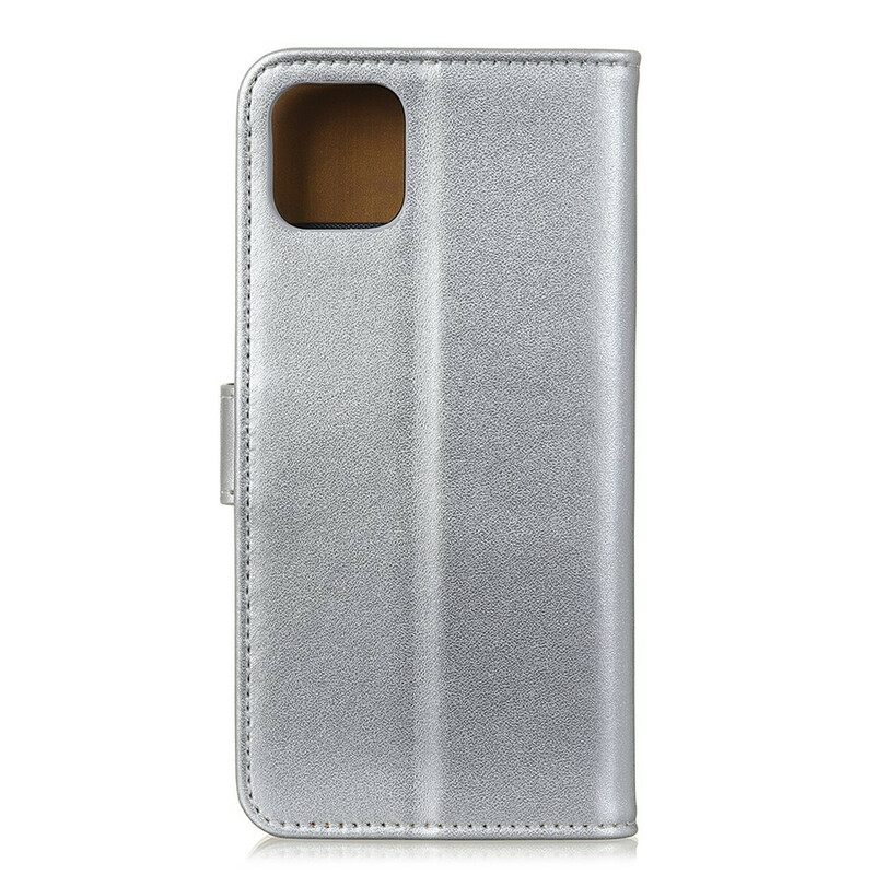 Κάλυμμα iPhone 11 Φθινοπωρινό Χρώμα Από Ψεύτικο Δέρμα