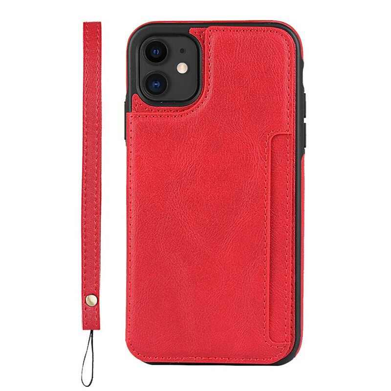 Θήκη iPhone 11 Βάση Θήκης Κάρτας Και Κορδόνι