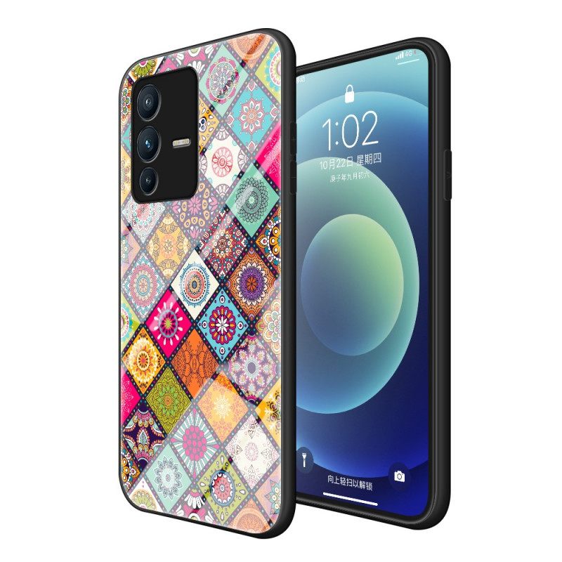 θηκη κινητου Vivo V23 5G Μαγνητική Θήκη Patchwork