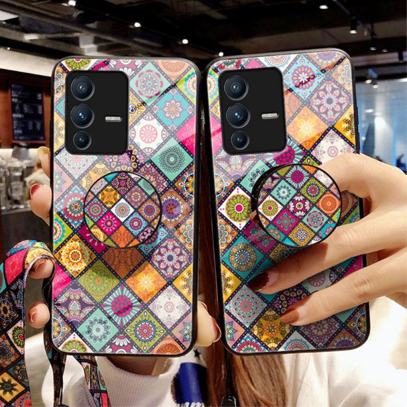 θηκη κινητου Vivo V23 5G Μαγνητική Θήκη Patchwork