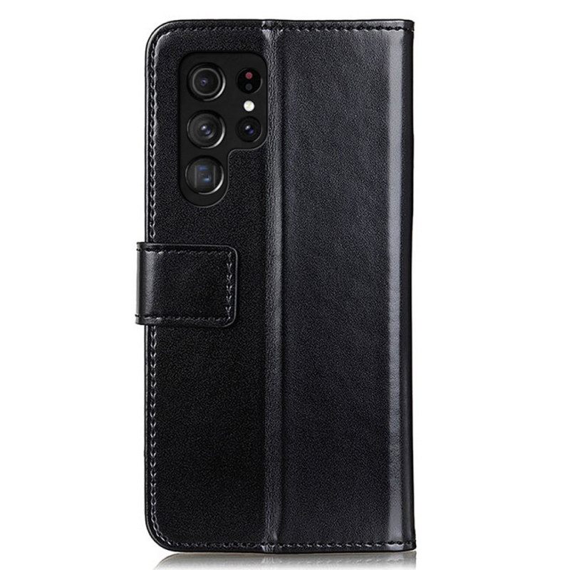 δερματινη θηκη Samsung Galaxy S22 Ultra 5G Τρίχρωμο Δερμάτινο Εφέ