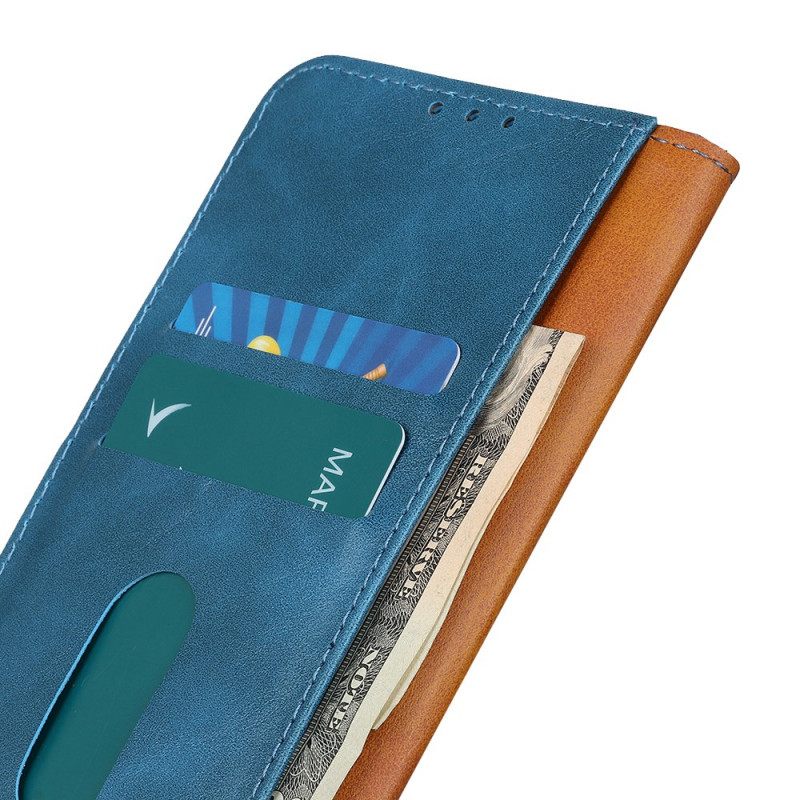 Θήκη Flip Samsung Galaxy S22 Ultra 5G Faux Leather Elegance Khazneh