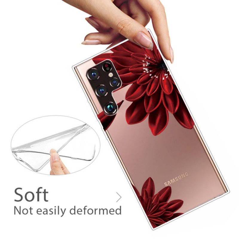 Θήκη Samsung Galaxy S22 Ultra 5G Άγρια Λουλούδια