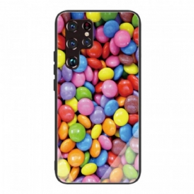 Θήκη Samsung Galaxy S22 Ultra 5G Καραμέλα Από Σκληρυμένο Γυαλί