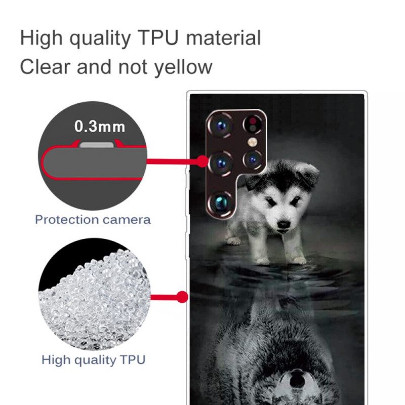 Θήκη Samsung Galaxy S22 Ultra 5G Puppy Dream