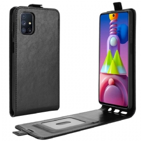 Κάλυμμα Samsung Galaxy M51 Θήκη Flip Δερμάτινο Εφέ Κάθετο Πτερύγιο