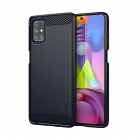 Θήκη Samsung Galaxy M51 Mofi Brushed Carbon Fiber