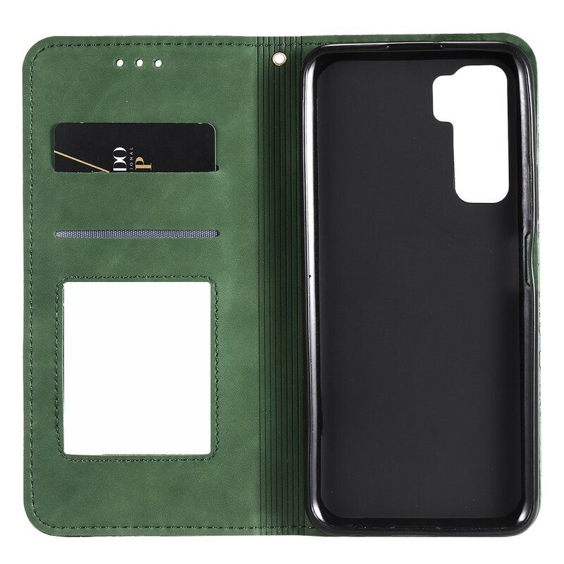 θηκη κινητου Huawei P40 Lite 5G Θήκη Flip Υποδοχή Κάρτας Denior Double Slot