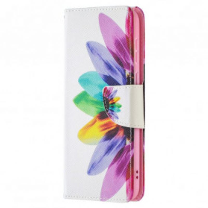 Θήκη Flip Huawei P50 Ακουαρέλα Λουλούδι