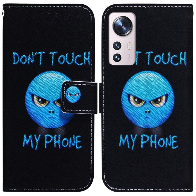 Θήκη Flip Xiaomi 12 Pro Emoji Τηλέφωνο