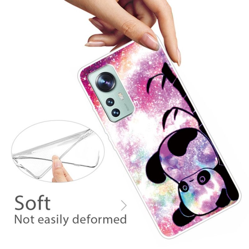 Θήκη Xiaomi 12 Pro Silicone Panda Ανάποδα