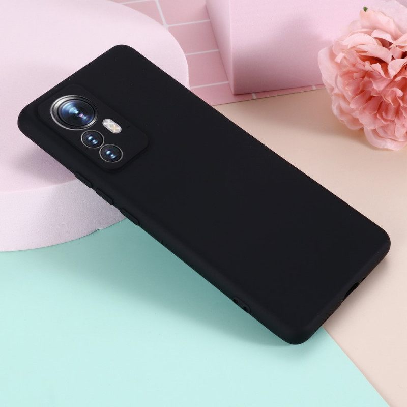 Θήκη Xiaomi 12 Pro Υγρή Σιλικόνη Με Κορδόνι