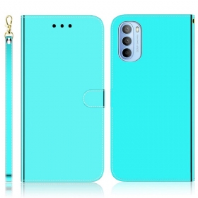 δερματινη θηκη Moto G41 / G31 Κάλυμμα Καθρέφτη Από Συνθετικό Δέρμα