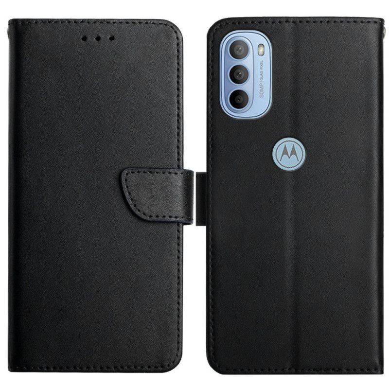 Κάλυμμα Moto G41 / G31 Γνήσιο Δέρμα Nappa