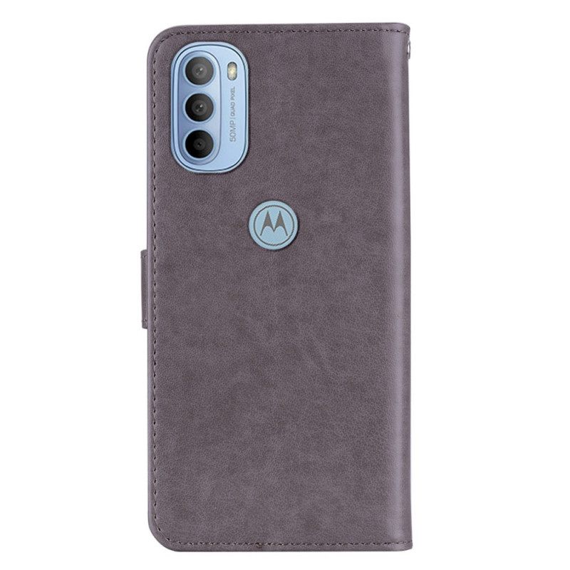 Κάλυμμα Moto G41 / G31 Κουκουβάγια Μάνταλα Και Γούρι