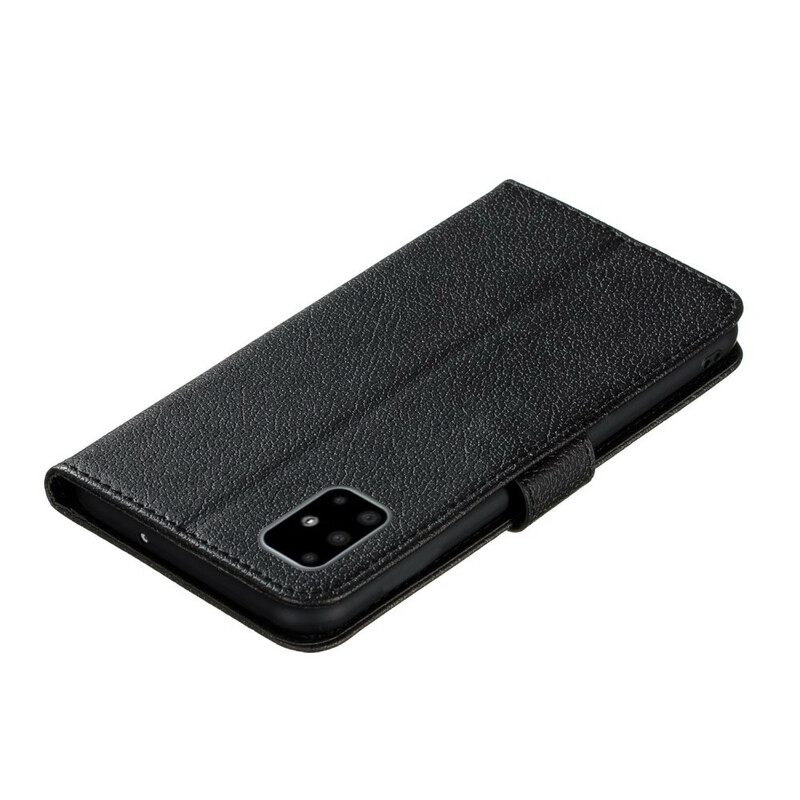 Κάλυμμα Samsung Galaxy A51 Faux Leather Live Your Dream