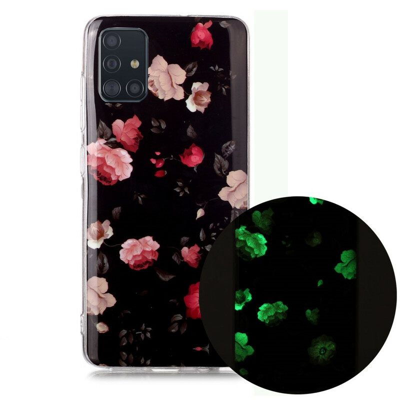Θήκη Samsung Galaxy A51 Σειρά Fluorescent Floral